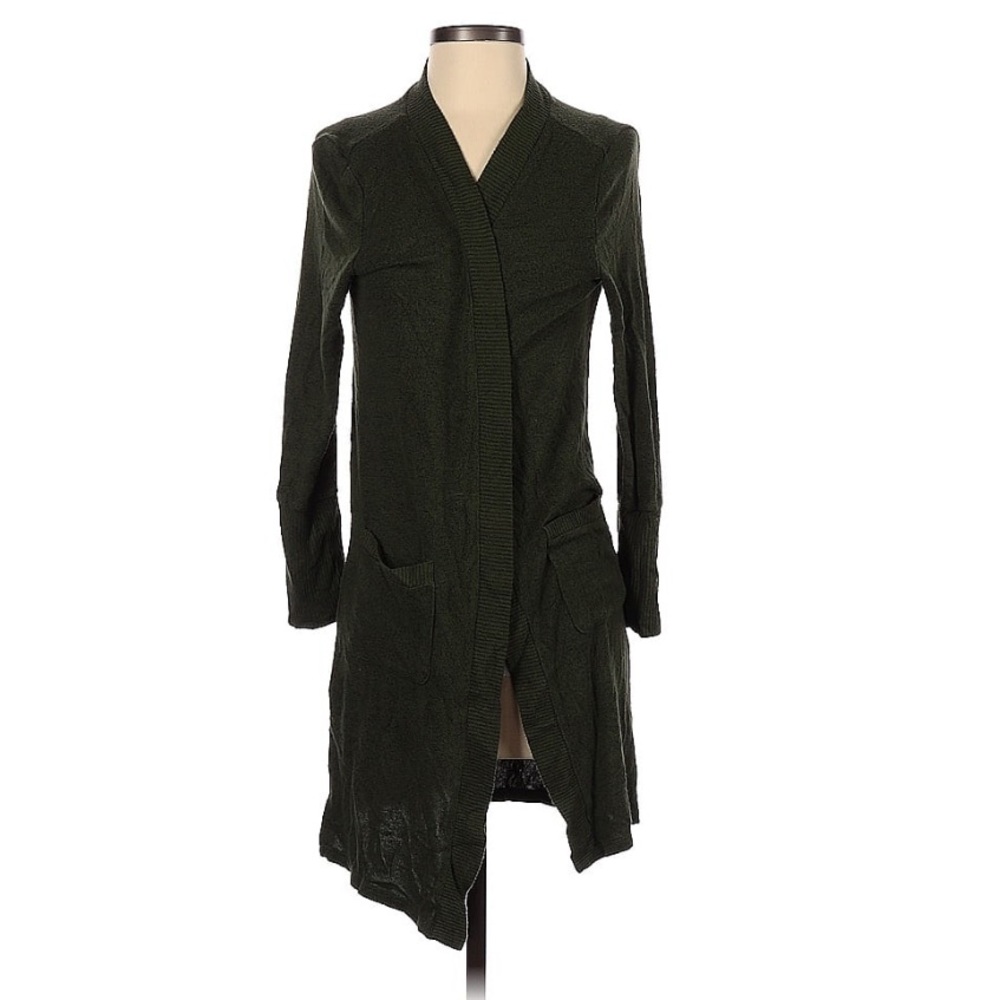 Market And Spruce Cardigan In Drake Green.